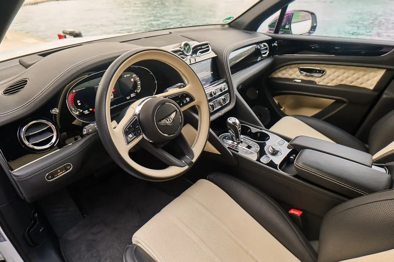 Bentley Bentayga V8-S 2024, rear view — Florence Luxury Car Rental, Florence. Effortless power for Siena day trips beyond the ZTL