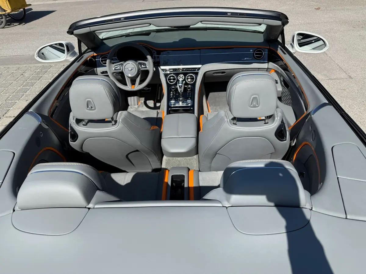Bentley Continental GTC Speed 2025, interior — Florence Luxury Car Rental, Florence. Bentley Continental GTC Speed in Florence The 2025 Bentley Continental GTC Speed is…