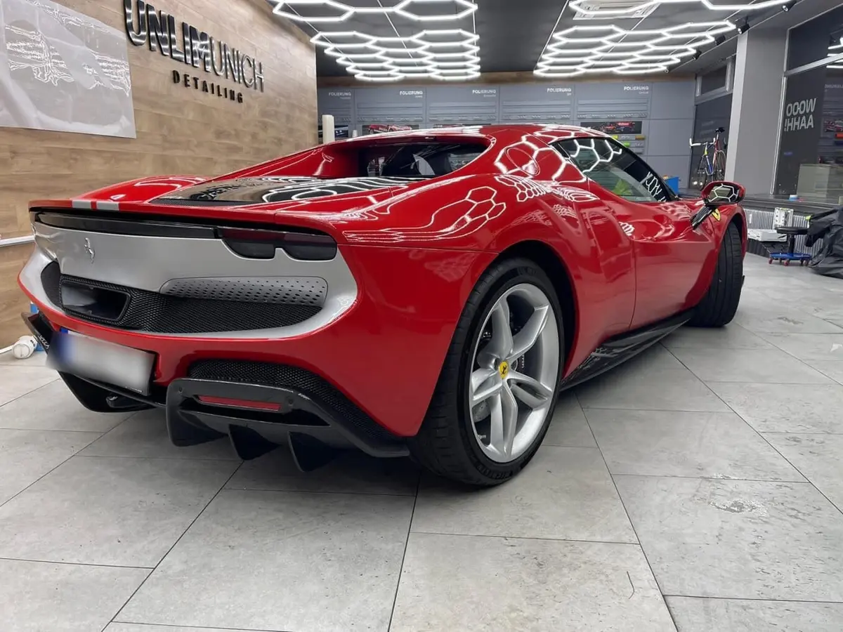 Ferrari 296 GTB 2023, exterior — Florence Luxury Car Rental, Florence. Ferrari 296 GTB in Florence Renting the 2023 Ferrari 296 GTB in Florence provides a…