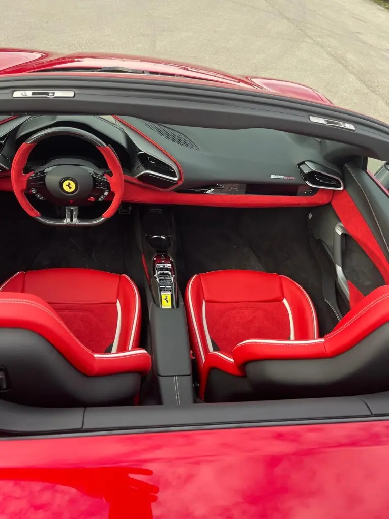 Ferrari 296 GTS Spider 2025, exterior — Florence Luxury Car Rental, Florence. Ferrari 296 GTS Spider in Florence Renting the 2025 Ferrari 296 GTS Spider in Florence…
