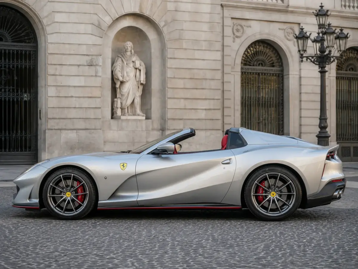 Ferrari 812 GTS 2024, dashboard — Florence Luxury Car Rental, Florence. Ferrari 812 GTS in Florence Renting the 2024 Ferrari 812 GTS in Florence provides a…