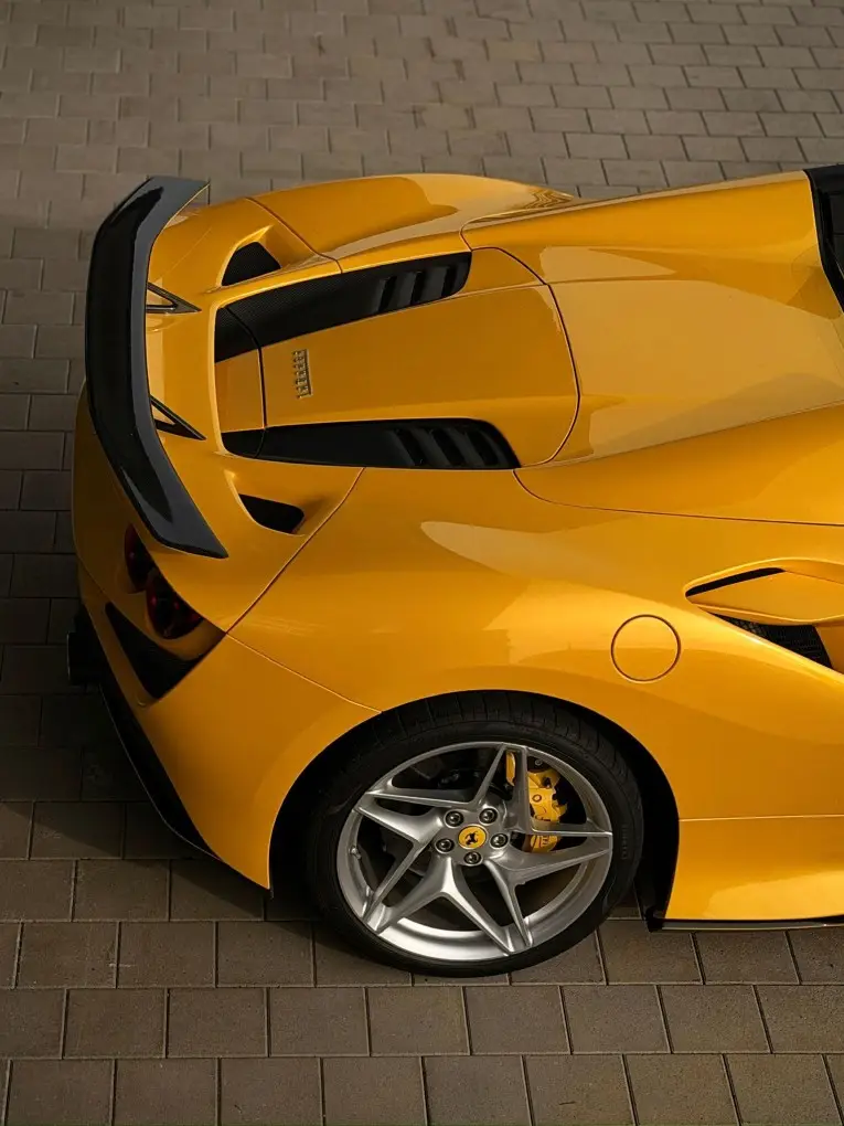 Ferrari F8 SPIDER 2023, exterior — Florence Luxury Car Rental, Florence. Ferrari F8 SPIDER in Florence The 2023 Ferrari F8 SPIDER is available for rental in…