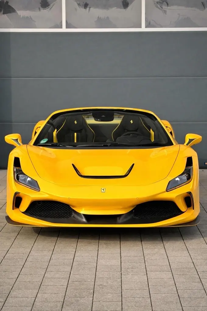 Ferrari F8 SPIDER 2023, rear view — Florence Luxury Car Rental, Florence. Ferrari F8 SPIDER in Florence The 2023 Ferrari F8 SPIDER is available for rental in…