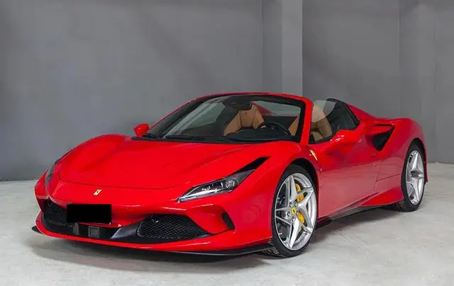 Ferrari F8 Tributo Spider Red 2023 — Florence Luxury Car Rental, Florence