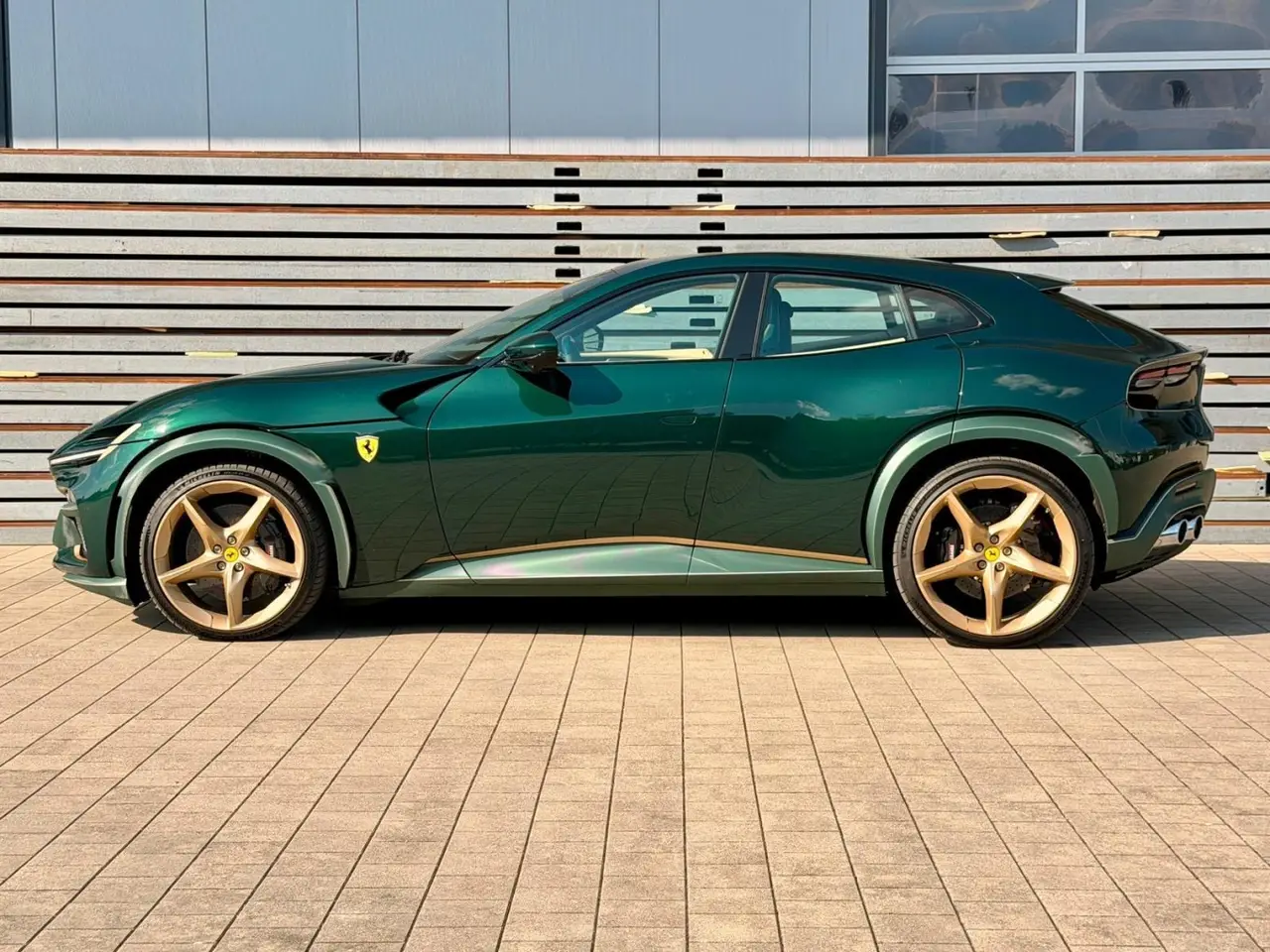 Ferrari Purosangue Atelier 2025 — Florence Luxury Car Rental, Florence. Four seats, one autostrada run to Lucca