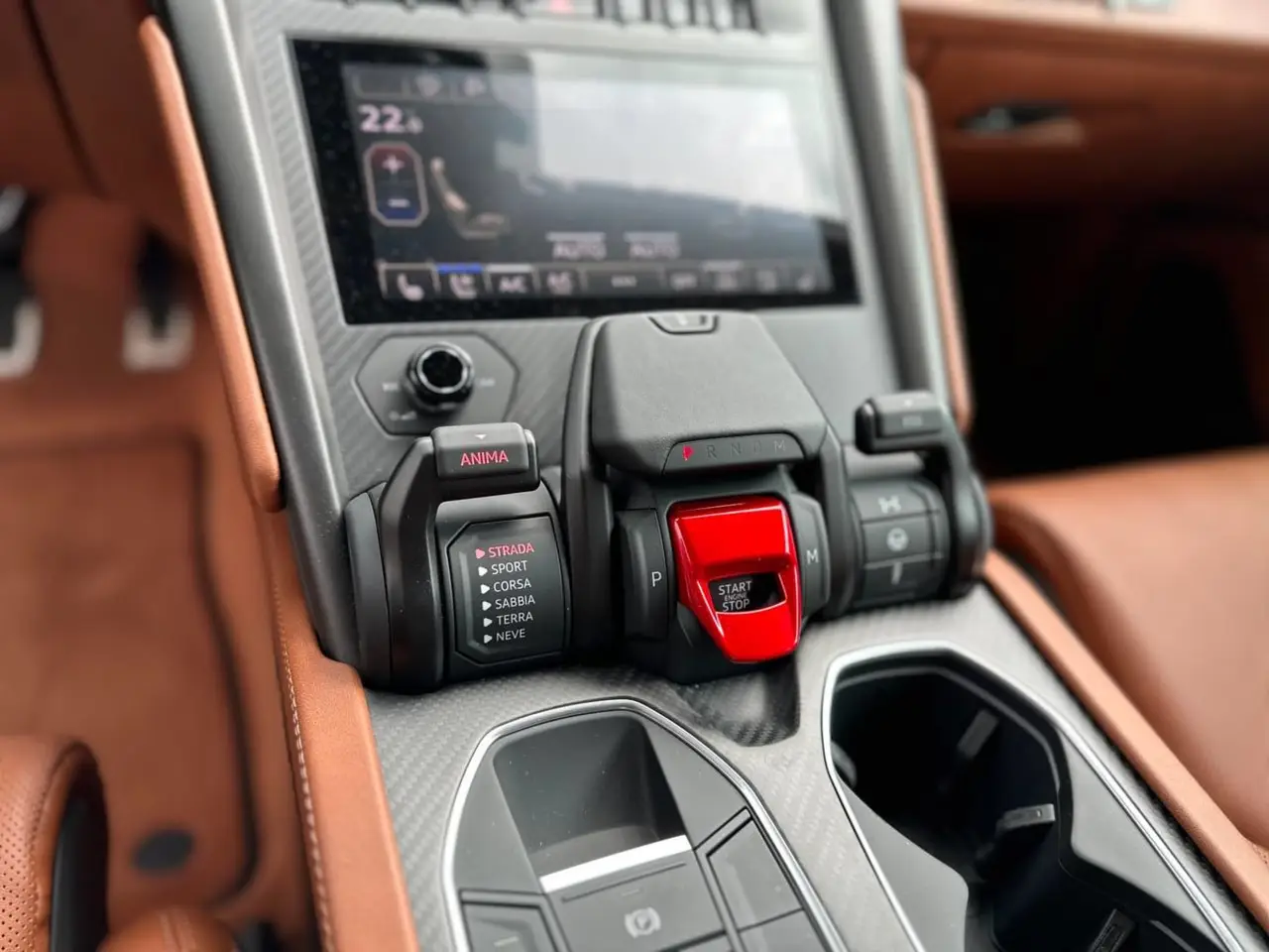Lamborghini Urus S 2023, interior — Florence Luxury Car Rental, Florence. Lamborghini Urus S in Florence Renting the 2023 Lamborghini Urus S in Florence provides…