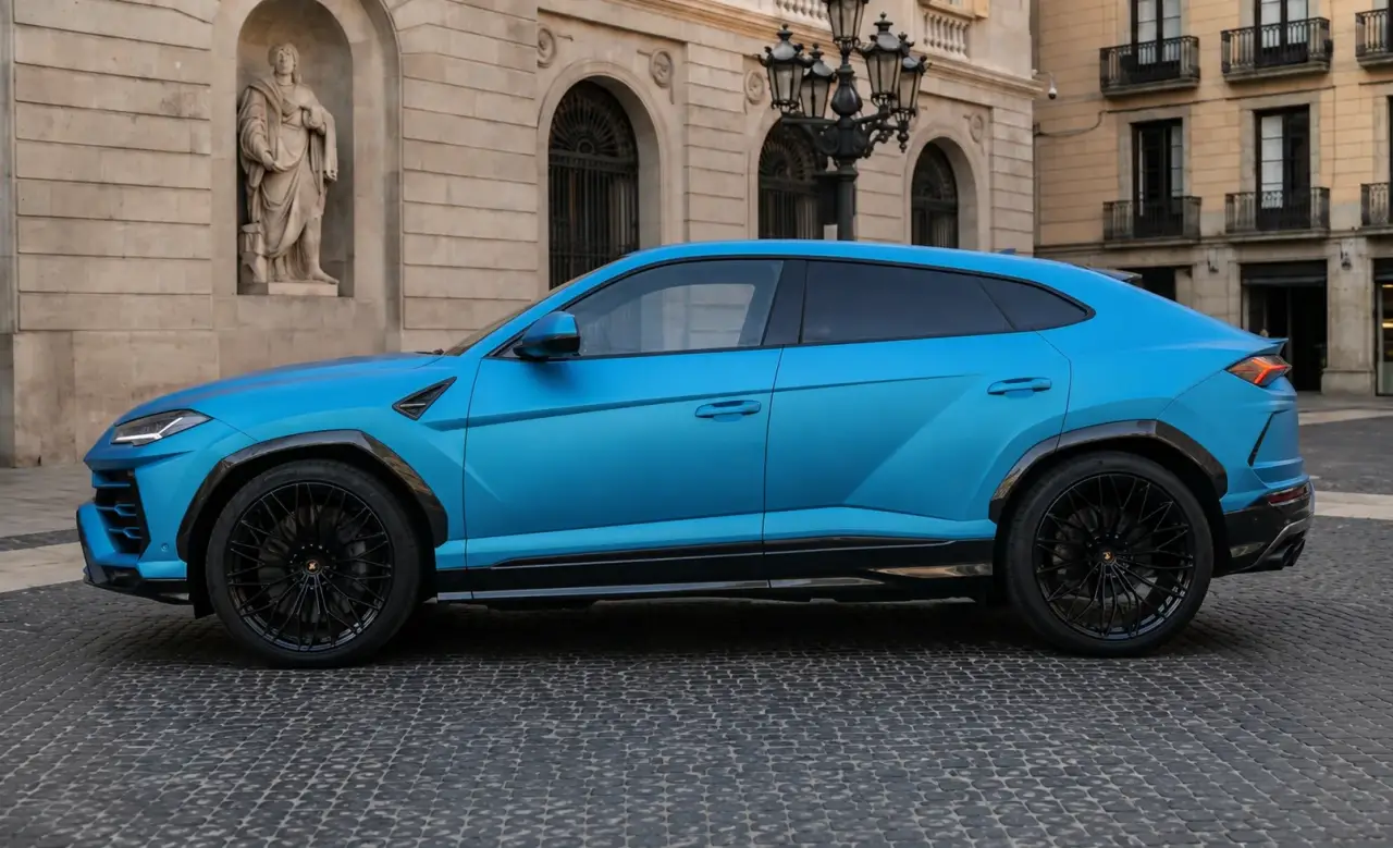 Lamborghini Urus SE 2025, side profile — Florence Luxury Car Rental, Florence. Lamborghini Urus SE in Florence Renting the 2025 Lamborghini Urus SE in Florence provides…