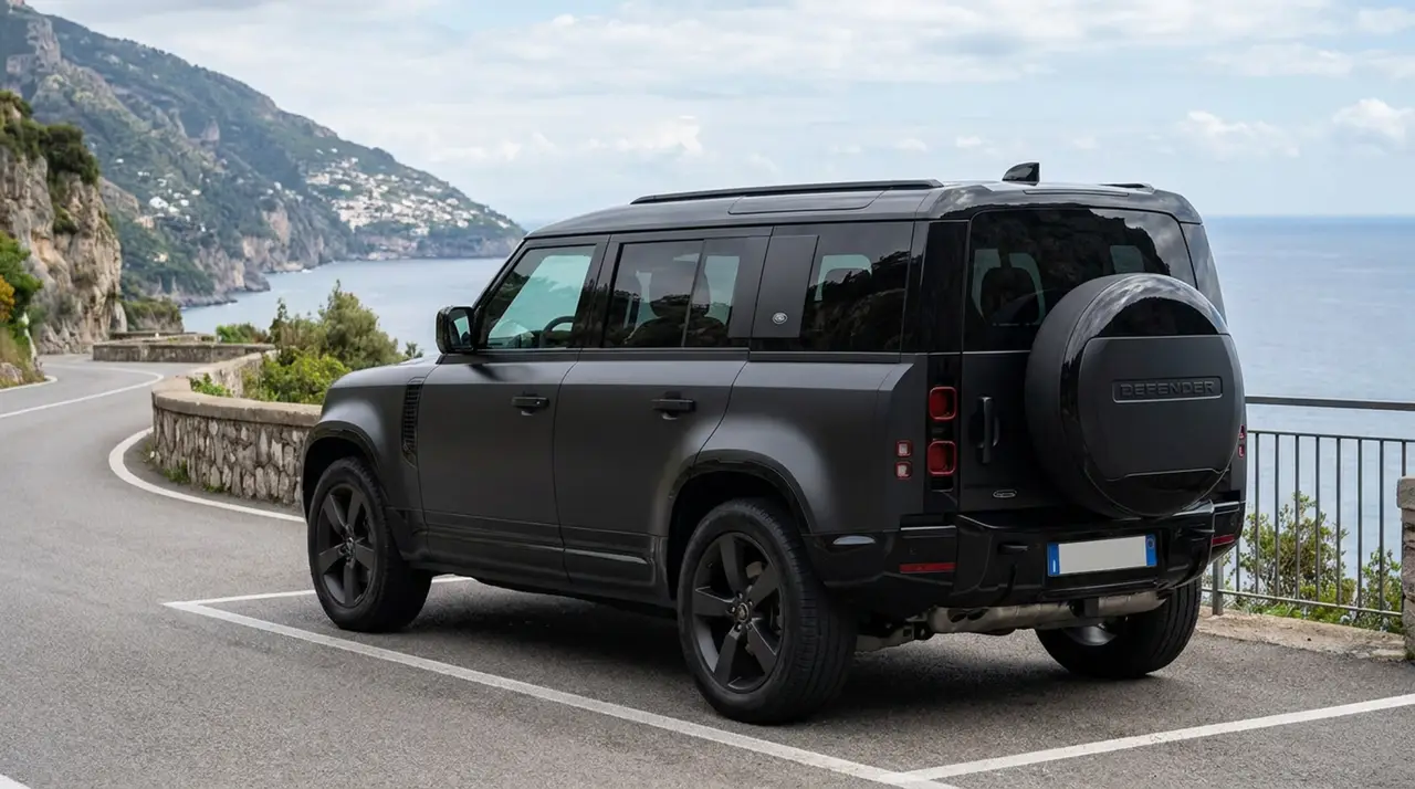 Land Rover Defender 2024, dashboard — Florence Luxury Car Rental, Florence. Land Rover Defender in Florence Renting the 2024 Land Rover Defender in Florence provides…