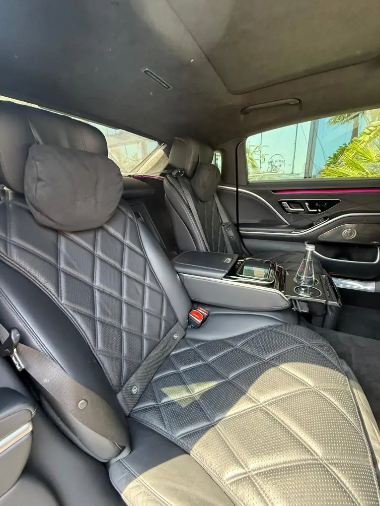 Maybach S580 2023, interior — Florence Luxury Car Rental, Florence. Maybach S580 in Florence Hiring the 2023 Maybach S580 in Florence provides a luxury model…
