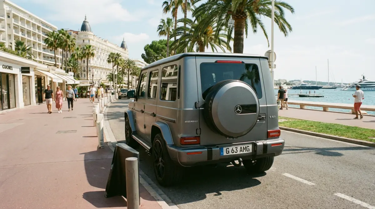 Mercedes Benz G63 2023, front view — Florence Luxury Car Rental, Florence. Mercedes Benz G63 in Florence Renting the 2023 Mercedes Benz G63 in Florence provides a…