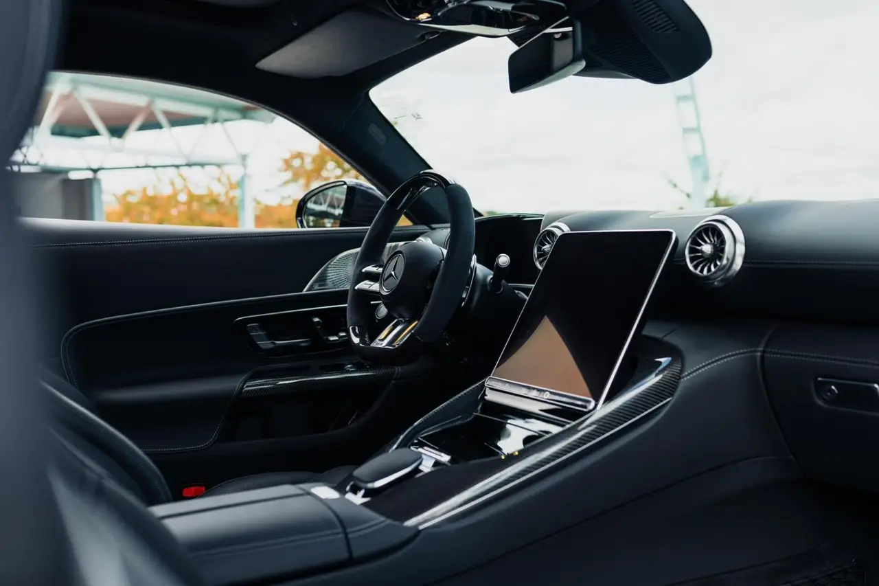 Mercedes Benz GT63 AMG Coupe 2024, rear view — Florence Luxury Car Rental, Florence. Mercedes Benz GT63 AMG Coupe in Florence Renting the 2024 Mercedes Benz GT63 AMG Coupe in…