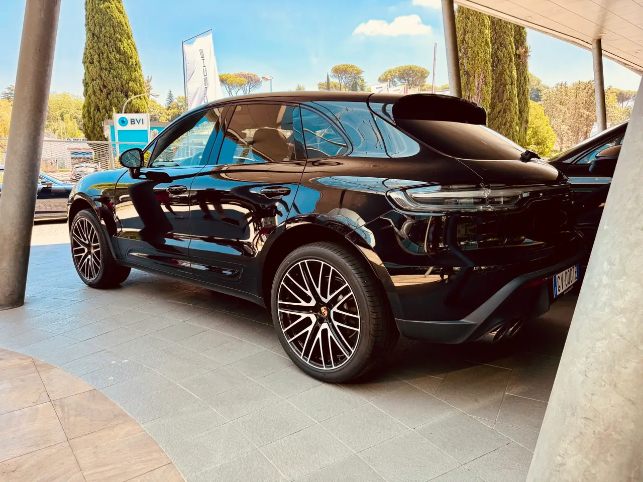 Porsche Macan 2024, rear view — Florence Luxury Car Rental, Florence. Porsche Macan in Florence Renting the 2024 Porsche Macan in Florence provides an SUV…