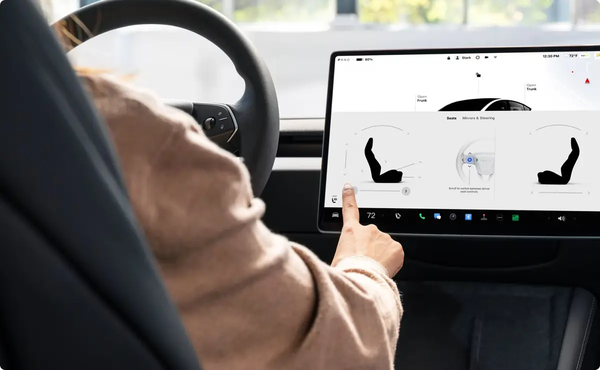Tesla Model 3 Performance 2026, rear view — Florence Luxury Car Rental, Florence. Tesla Model 3 Performance in Florence Hiring the 2026 Tesla Model 3 Performance in…